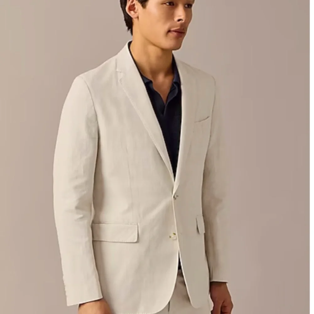 J. Crew Cream Single-Breasted Sport Coat
